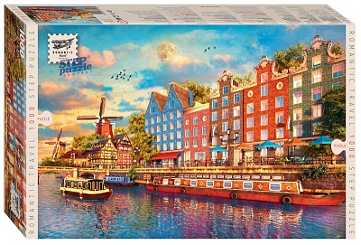 79153 Мозаика &quot;puzzle&quot; 1000 &quot;Амстердам&quot; (Romantic Travel)