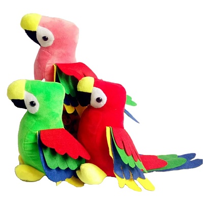 B27238 игрушка мягконабивная (Попугай)