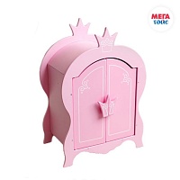 71020 Игрушка детская шкаф из коллекции Shining Crown. Цвет: розовое облако (4шт)