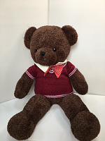 М09756 игрушка мягконабивная Медведь в свитере