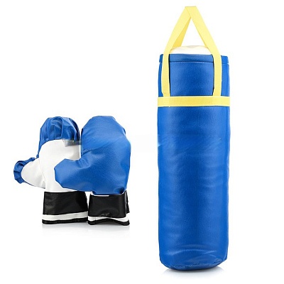 ГР5018 Детский боксерский набор, груша 50*18см, игровые перчатки